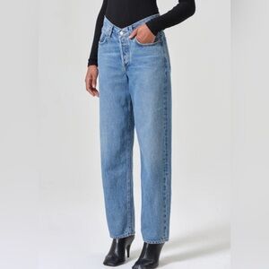 AGOLDE V-WAIST BAGGY JEANS - FAIRWAY